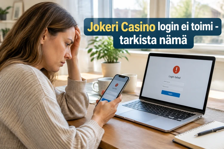 Jokeri Casino login - mitä tarvitset kirjautumiseen?